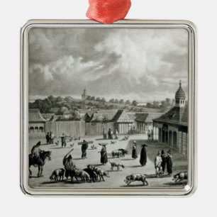 Piazzade San Carlos de Chiloe, 1835] Silbernes Ornament