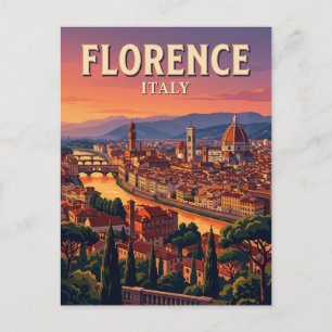 Piazzale Michelangelo Italien Postkarte
