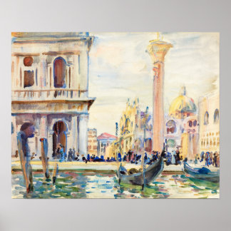 Piazzetta (ca. 1911) von John Singer Sargent Poster