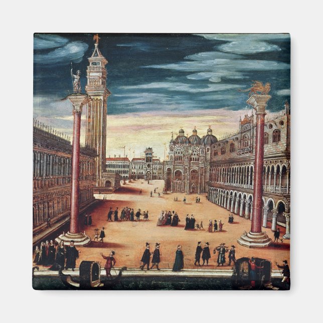 Piazzetta di San Marco, Venedig Magnet (Vorne)