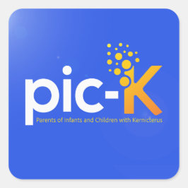 Pic-K-Laptop-Button Quadratischer Aufkleber