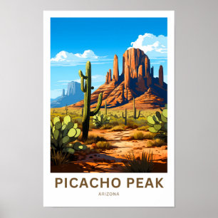 Picacho Peak Arizona Poster