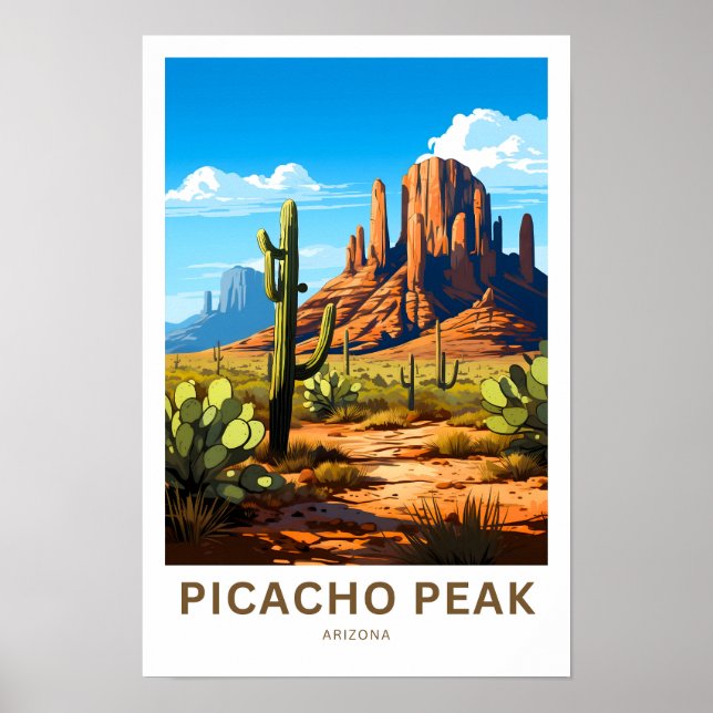 Picacho Peak Arizona Poster (Vorne)