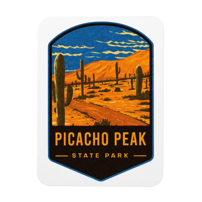 Picacho Peak Staat Park Magnet (Vertikal)