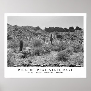 Picacho Peak Staat Park Piazza della Riforma Poster