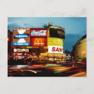 Picadilly Circus - London Postkarte