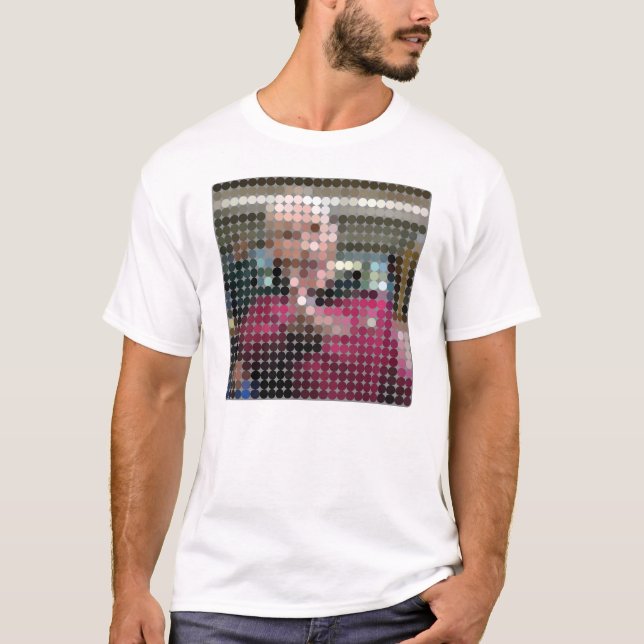 Picard WTF Meme pixeldot T-Shirt (Vorderseite)