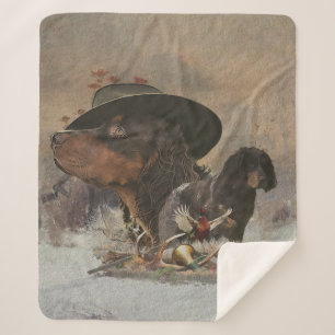 Picardie Spaniel , Jagdsaison Sherpadecke