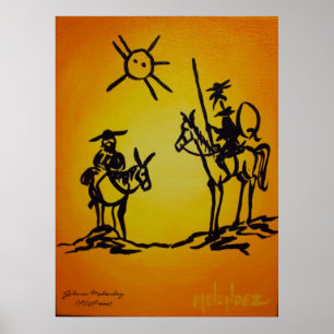 Picasos Don Quichote Poster