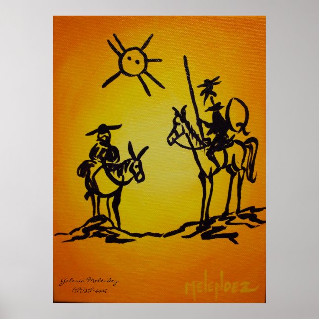 Picasos Don Quixote Poster (Vorne)