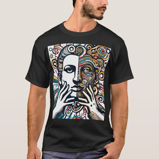 Picasso Art T-Shirt (Vorderseite)