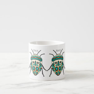 Picasso Bug Cartoon Illustration Espressotasse