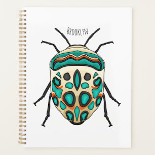 Picasso Bug Cartoon Illustration Planer
