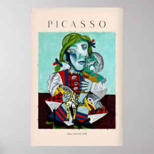 Picasso Maya mit Puppe938 Porträt Druck Kind Poster