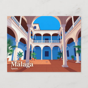 Picasso-Museum, Málaga Spanien Postkarte