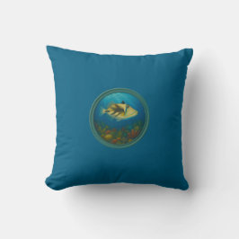 Picasso Trigger Fish Ocean Blue Pillows Kissen