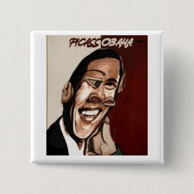picassobama button (Vorderseite)