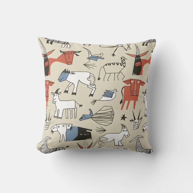 Picasso's Menagerie Cushion Kissen (Vorderseite)