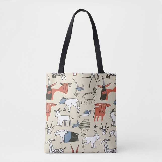 Picasso's Menagerie Tote Bag (Vorderseite)