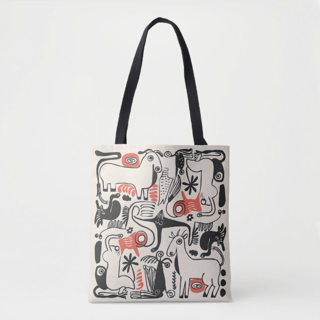 Picasso's Menagerie Tote Bag (Vorderseite)