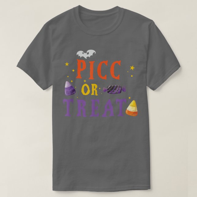 PICC-Krankenpflegerteam zu Halloween Niedliches Va T-Shirt (Design vorne)