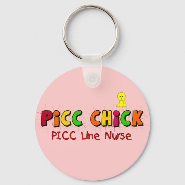 PICC LINE Krankengeschenke Schlüsselanhänger (Vorderseite)