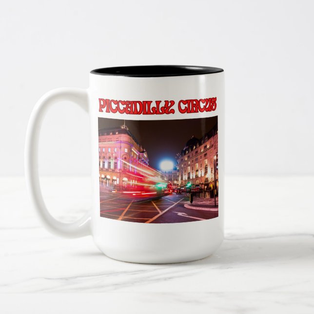 Piccadilly Circus 15 oz. Two Tone Mug Zweifarbige Tasse (Links)