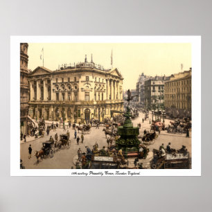 Piccadilly Circus, Antique London England Großbrit Poster