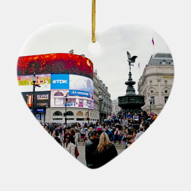 Piccadilly Circus - Berufliches Foto Keramikornament (Hinten)