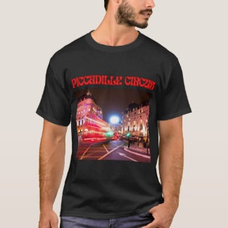 Piccadilly Circus Herren T-Shirt in Schwarz