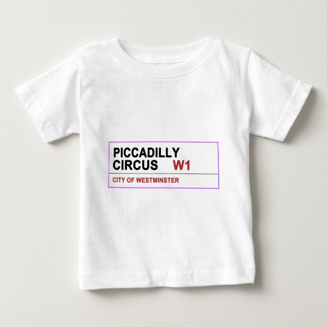 Piccadilly Circus London Baby T-shirt (Vorderseite)