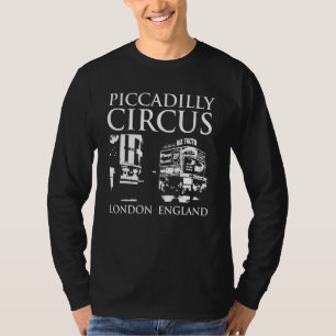 Piccadilly Circus London England Vintage Souvenir T-Shirt