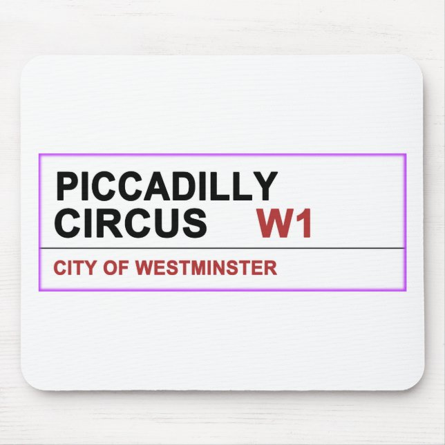Piccadilly Circus London Mousepad (Vorne)