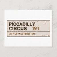 Piccadilly Circus London - Vintag