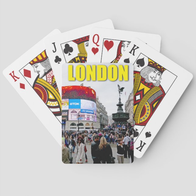 Piccadilly Circus - Pro Foto Spielkarten (Rückseite)