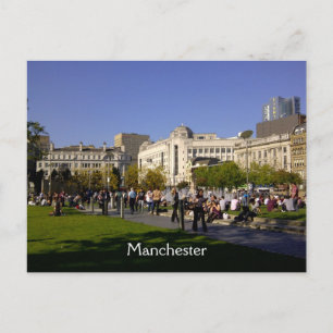 Piccadilly Gardens, Manchester Postkarte