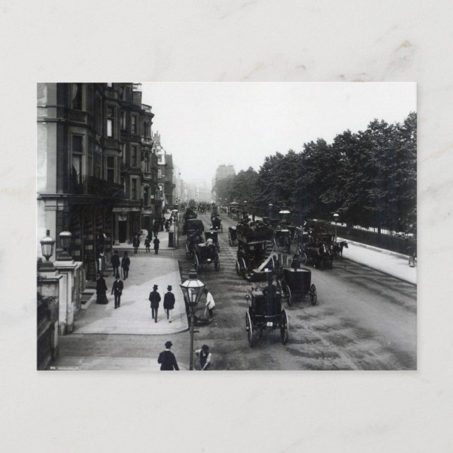 Piccadilly, London 2 Postkarte (Vorderseite)