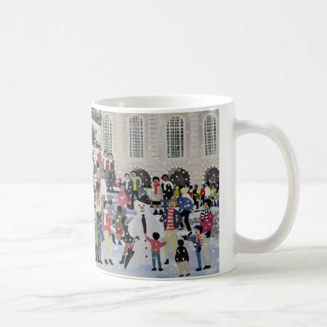 Piccadilly Schnee-Szene Kaffeetasse (Rechts)