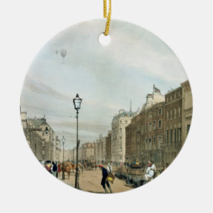 Piccadilly von der Ecke der alten Bondstraße, fü Keramik Ornament