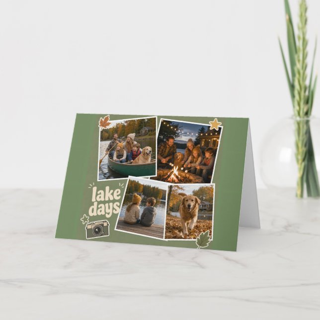 PicCollage Vorlage - Gefaltete Karte 7x5 Querforma (Vorderseite)
