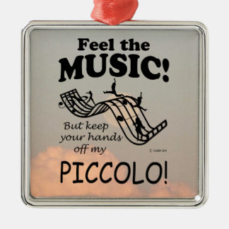 Piccolo Feel Music Ornament Aus Metall