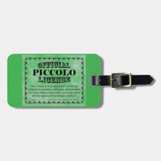 Piccolo-Lizenz Gepäckanhänger