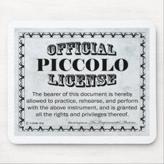 Piccolo-Lizenz Mousepad