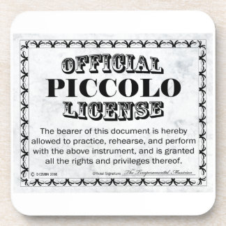 Piccolo-Lizenz Untersetzer