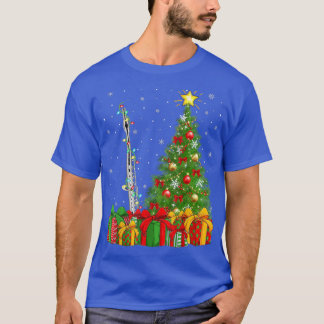 Piccolo Music Lighting Xmas Tree Weihnachtsmannmüt T-Shirt