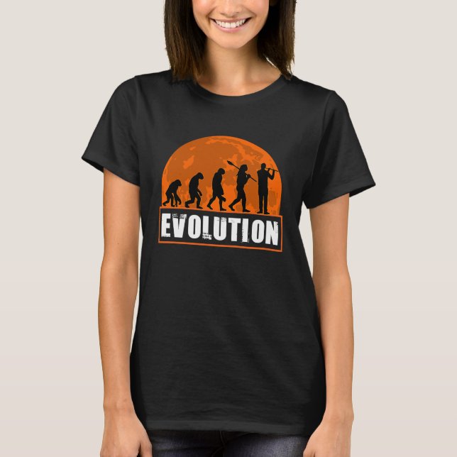 Piccolo Player,  Piccolo Human Evolution T-Shirt (Vorderseite)