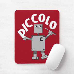 Piccolo Robot Text Mousepad