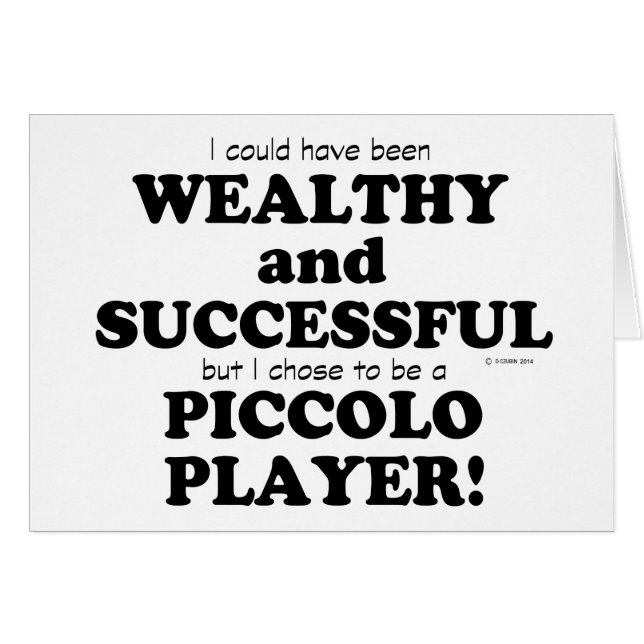 Piccolo Wealthy & Successy (Vorderseite (Horizontal))