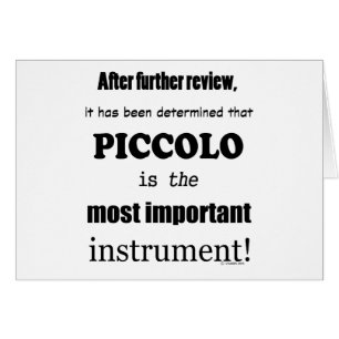 Piccolo wichtigstes Instrument