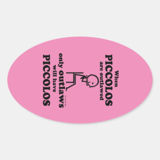 Piccolos Oval Sticker